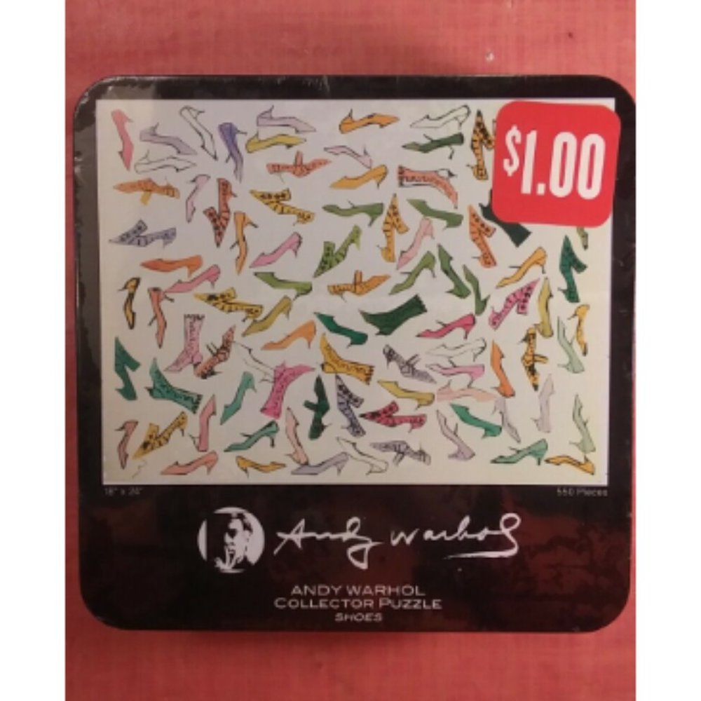 Andy Warhol Shoes Collector Puzzle 550 Pieces Never Opened
